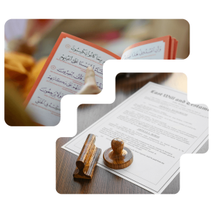 Certified document translation illustration for legal and formal paperwork